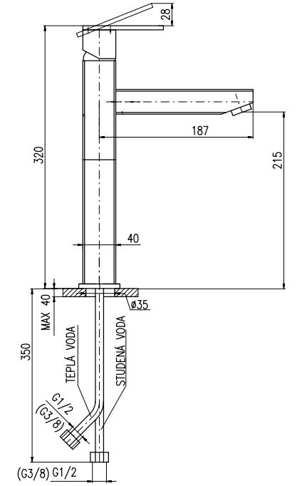 Смеситель для раковины Rav Slezak Loira LR530.5Z