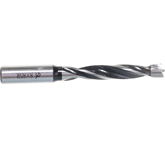 Сверло присадочное усиленное "глухое" (8x85 мм; S=10x27 мм; RH) ROTIS 412.0885R