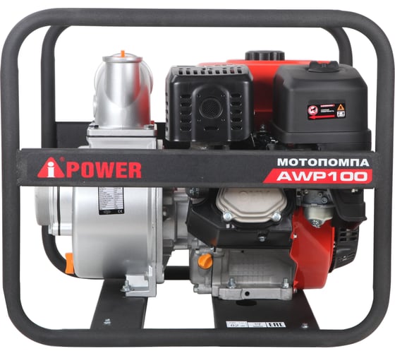 Бензиновая мотопомпа для чистой воды A-iPower AWP100 30141