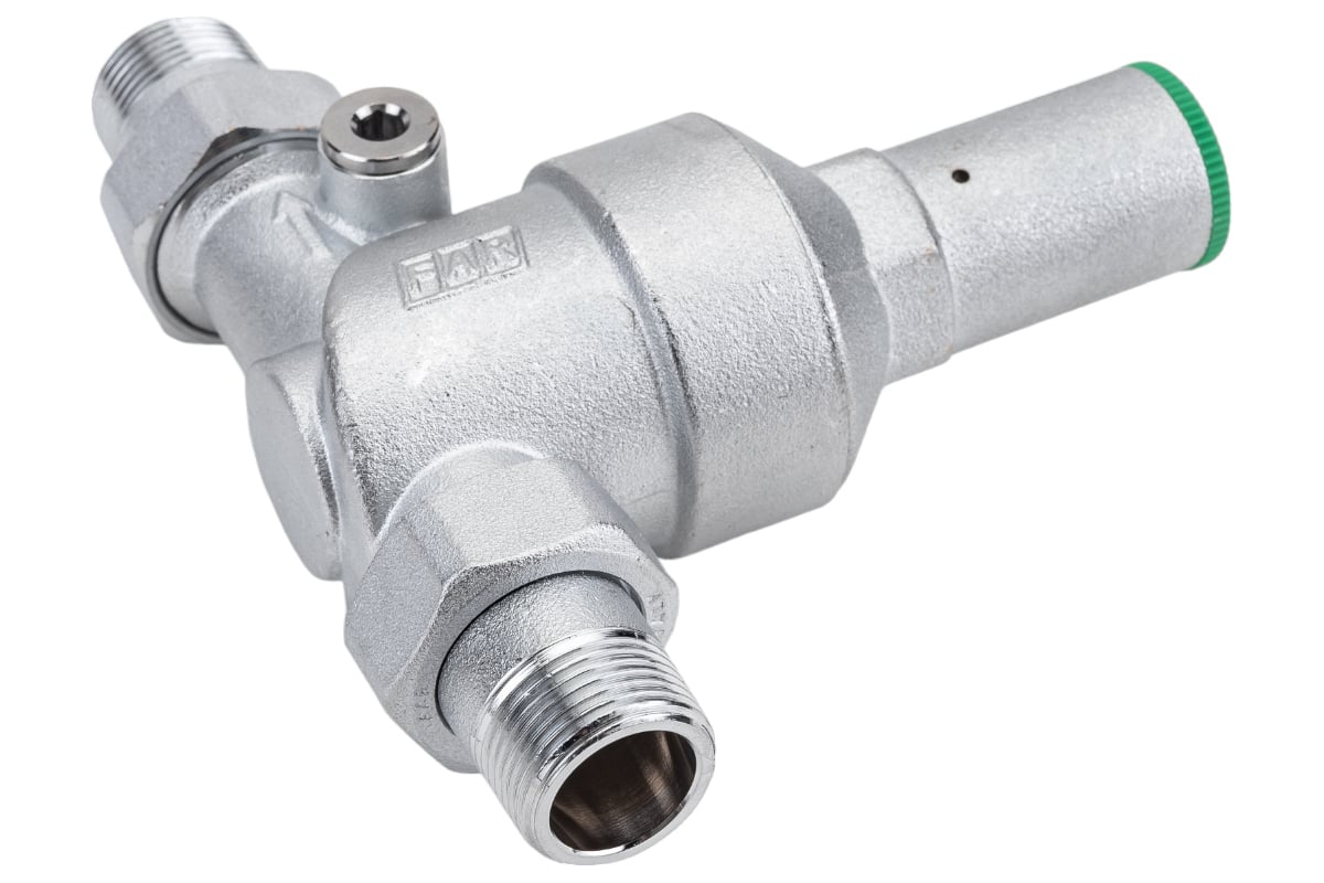 Редуктор хром FAR 3/4" НР-НР, с манометром FA 2815 34