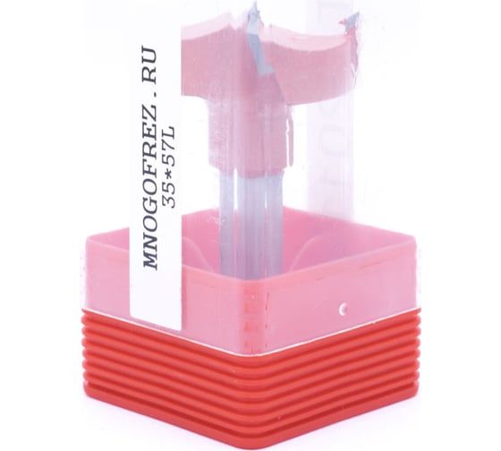 Сверло чашечное четырехзаходное по дереву FT120119L (35х57 мм; хв-к 10 мм; левое вращение) МНОГОФРЕЗ 6609