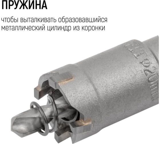 Коронка кольцевая с карбидными вставками Профи 20 мм FIT IT 36820