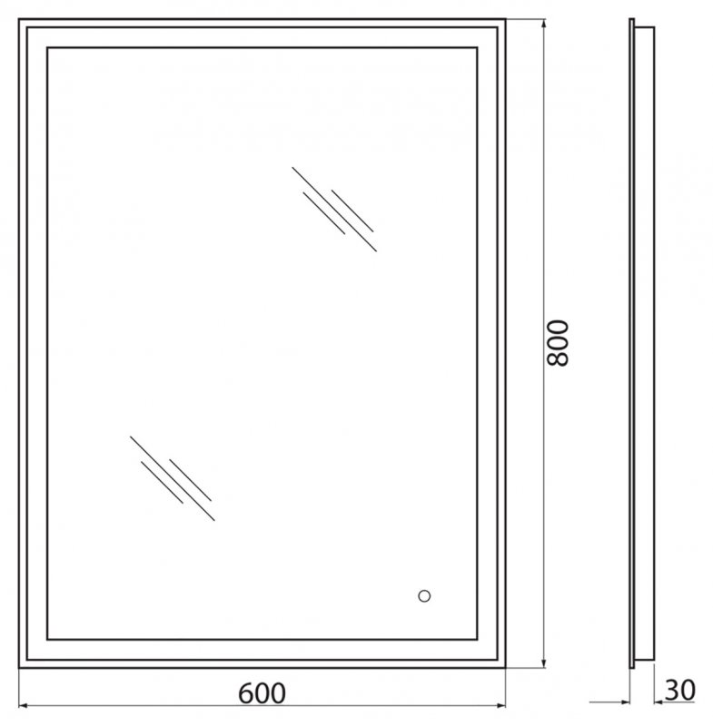 Мебель для ванной BelBagno Kraft 60 см со столешницей Bianco Opaco