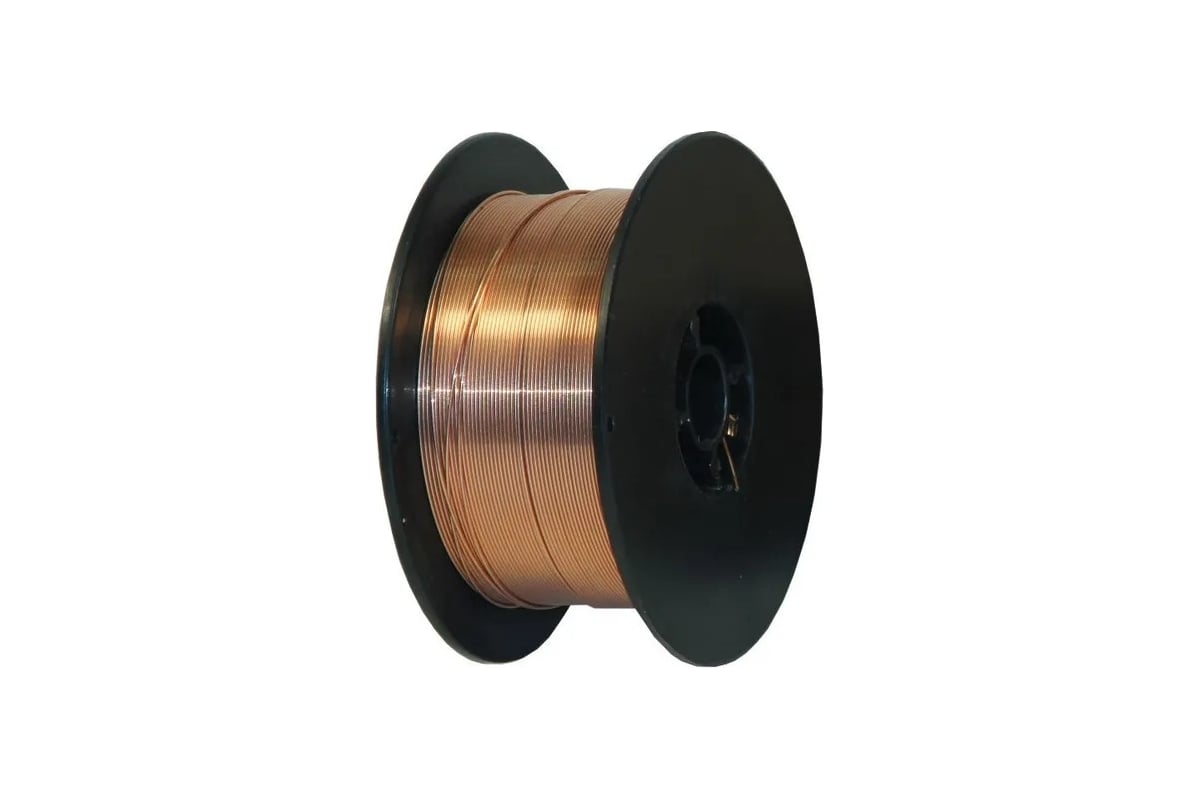 Проволока сварочная SW 06100 0.6 мм, 1 кг, омедненная, катушка Ф100 мм Wester 45589