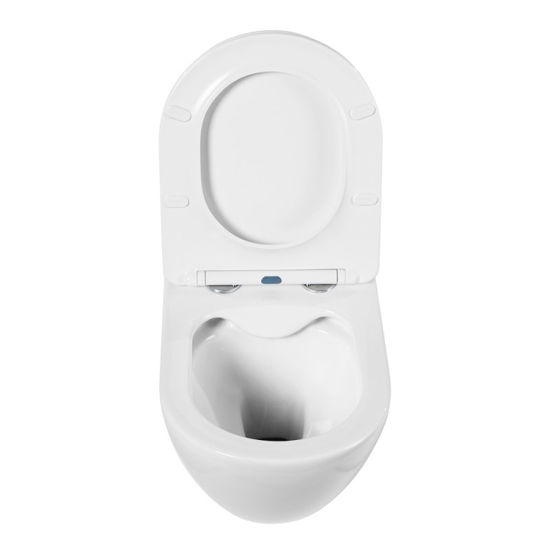 Подвесной унитаз BelBagno Amanda BB051CHR/BB051SC/BB002-80/BB014-SR-BIANCO комплект 4в1