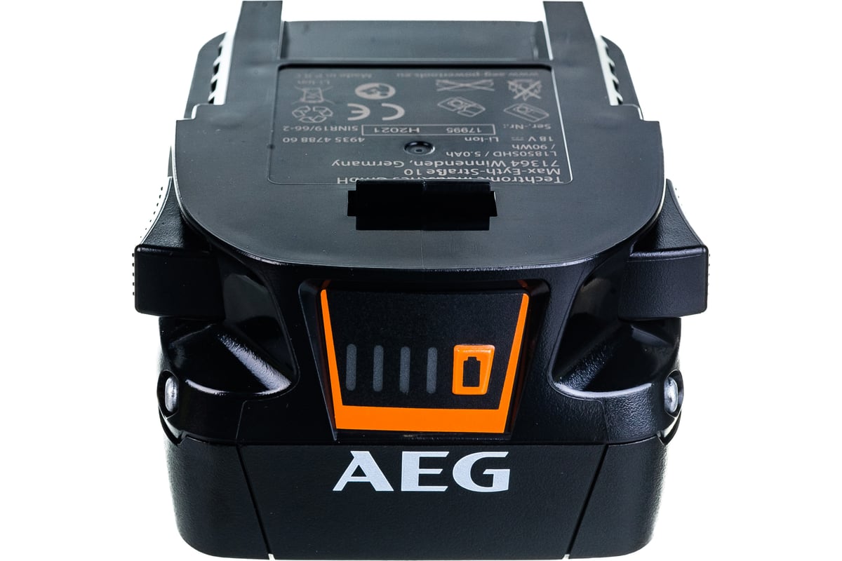 Аккумулятор L1850SHD 18В, 5Ач, Li-Ion AEG 4935478860