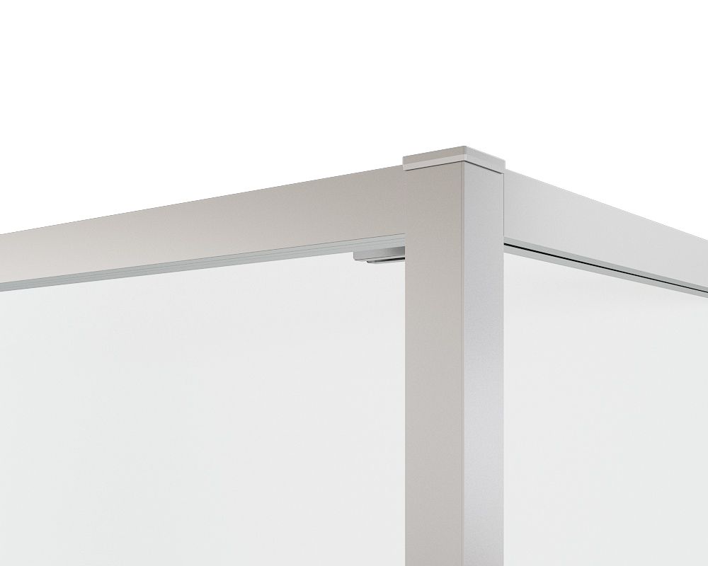 Душевой уголок Vincea Теси (Tesi) VSRW-7TS9012CLGM 120x90 вороненая сталь, стекло прозрачное