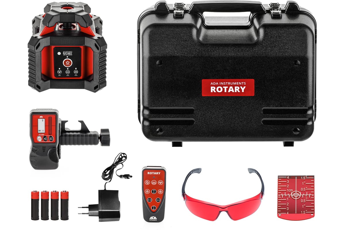 Профессиональный лазерный нивелир ADA ROTARY 400 HV SERVO А00458_2020