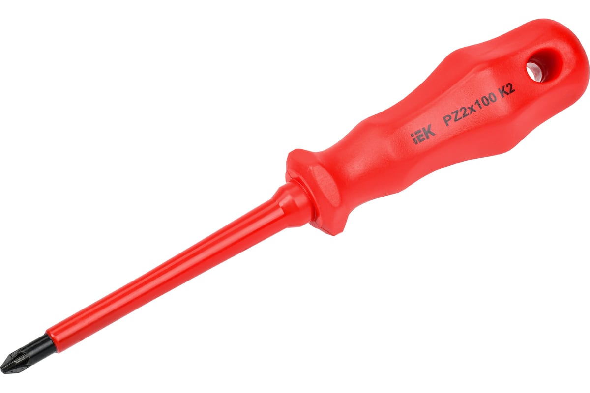 Диэлектрическая отвертка IEK ARMA2L 3 PZ2x100 K2 A2L3-SC30-K2-PZ-20-100