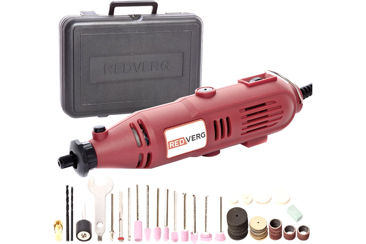 Многофункциональная прямошлифовальная машина Redverg RD-MG150C в кейсе 6621693
