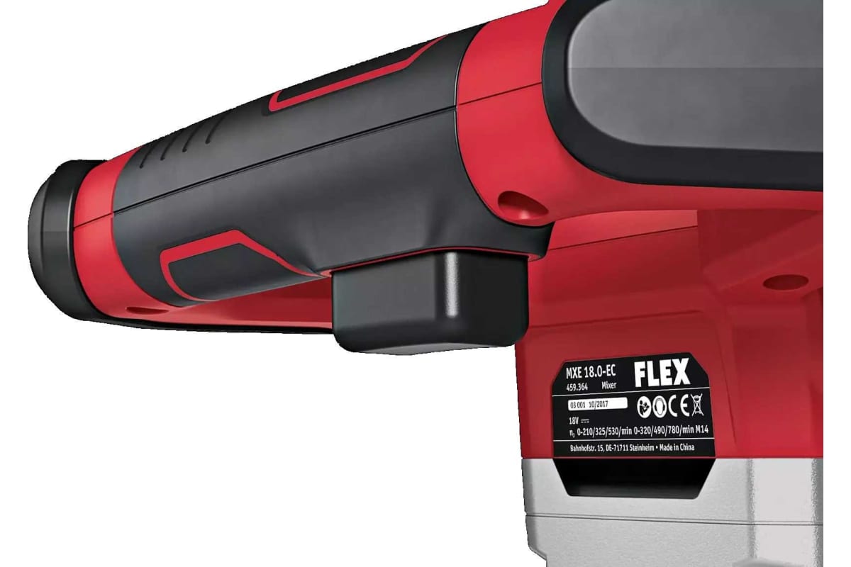 Аккумуляторный двухступенчатый миксер Flex MXE 18.0-EC + WR2 120 495964