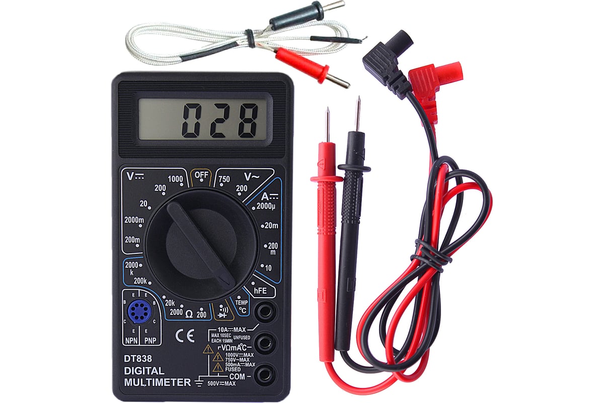 Мультиметр Мегеон DT-838 к0000010365
