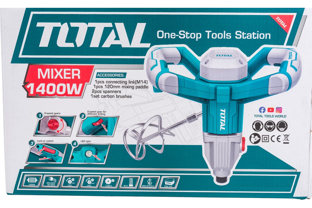 Строительный миксер Total TD614006