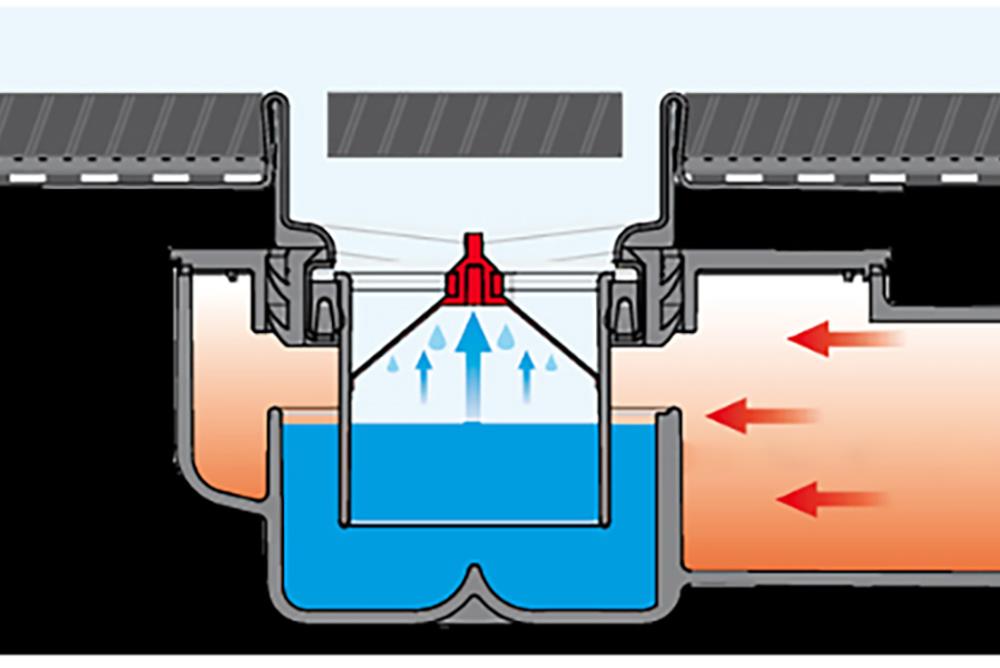 Погружной стакан TECEdrainline 660017 с мембраной, для сифонов 650002, 650003