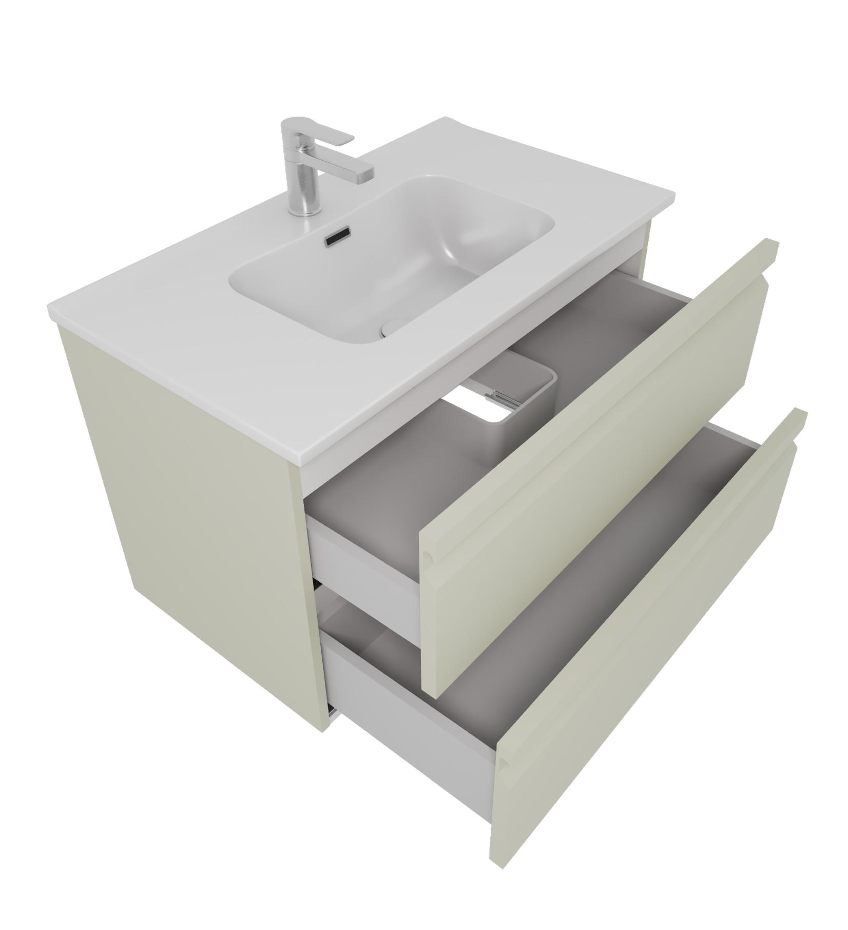 Тумба с раковиной Aquatek Вега 80 см AQ77080