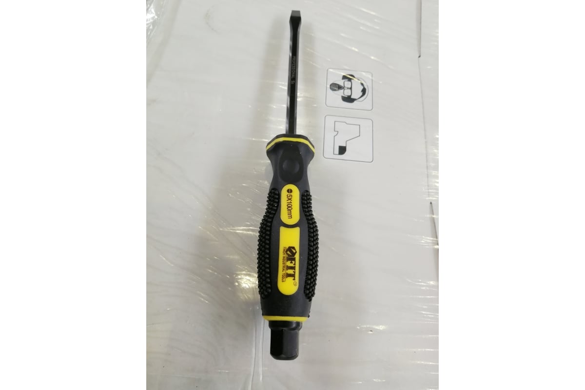 Ударная отвертка SL 5х100 мм FIT Профи 55632