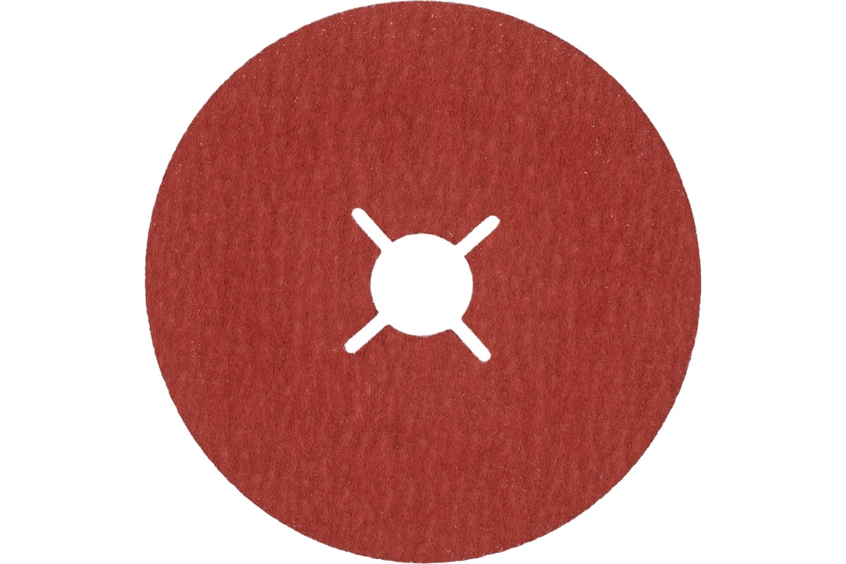 Керамический фибровый диск со шлицами XF885 (1 шт, 125х22 мм, P80) VSM 004969