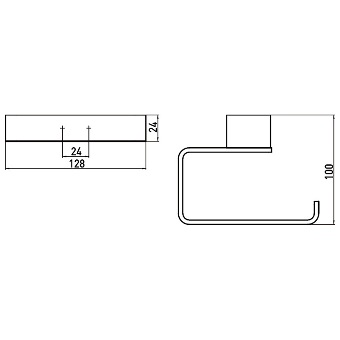 Держатель туалетной бумаги Emco Loft 0500 001 01 хром