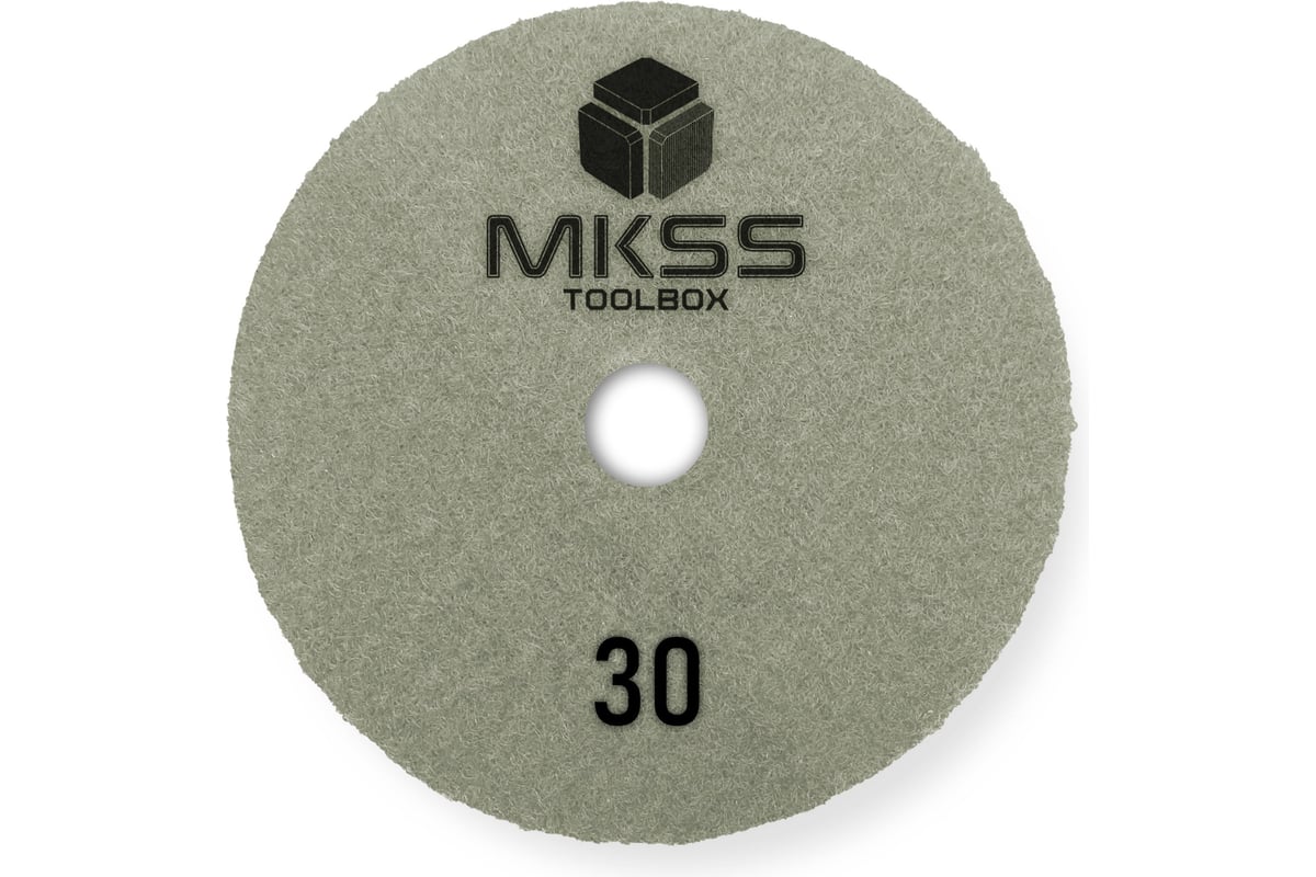 Алмазный гибкий шлифовальный круг MKSS Toolbox MK2604 АГШК Ø100 Р30 для мокрой шлифовки MKSS MK26040030