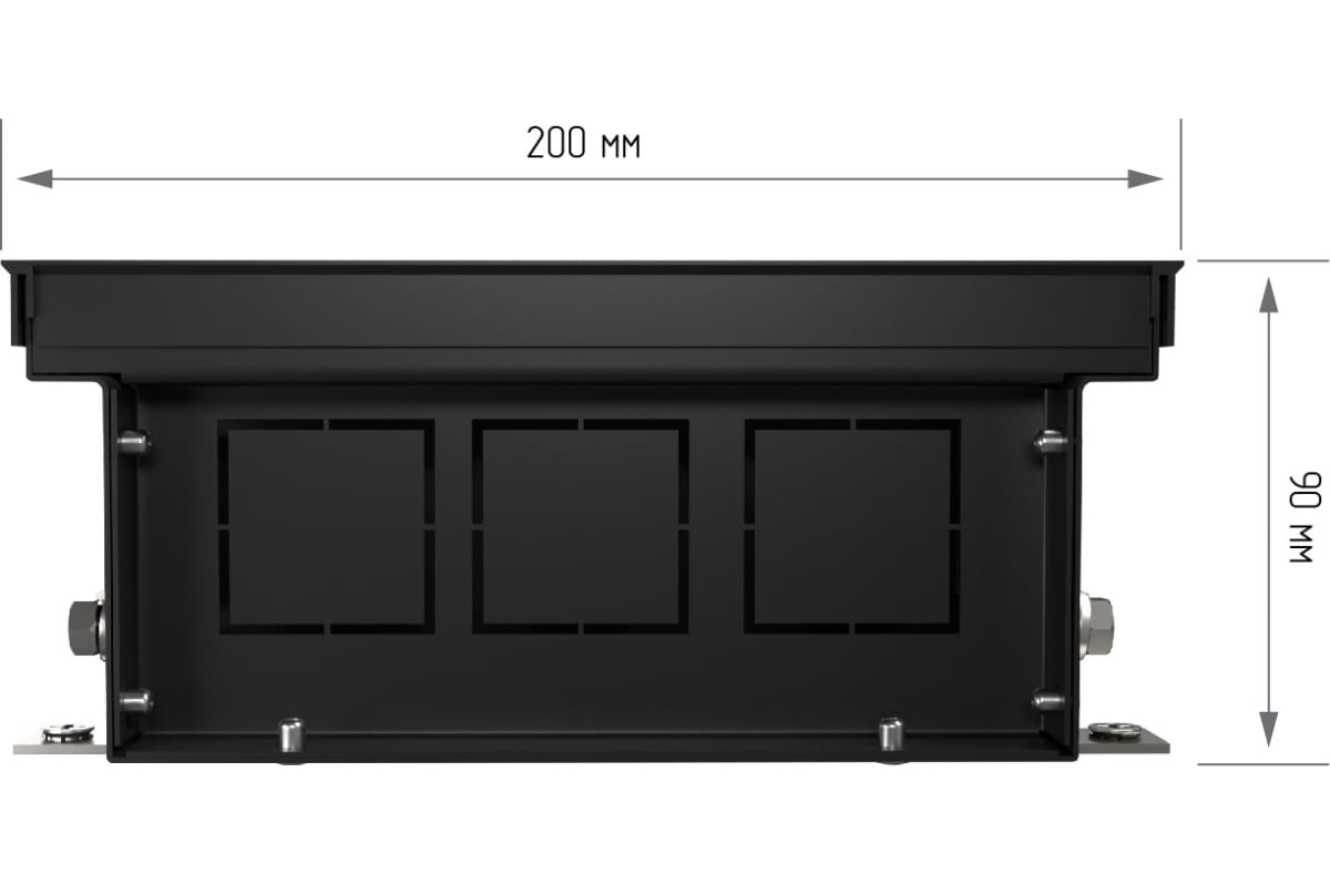 Внутрипольный конвектор Royal Thermo ATRIUM-90/200/1800-DG-U-NA НС-1430113