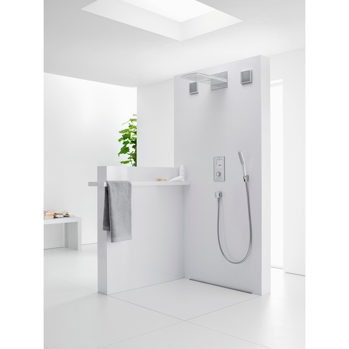 Верхний душ Hansgrohe Raindance Rainfall 180 Air 2jet 28433000