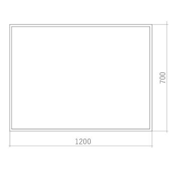 Зеркало Art&Max Aversa 120x70 с подсветкой, AM-Ave-1200-700-DS-F