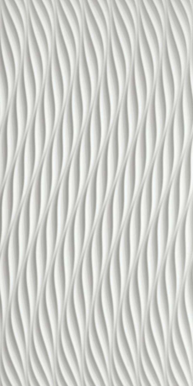 Плитка Atlas Concorde 3D Wall Design 3D Twist  White Matt  40x80 см, 8DWM