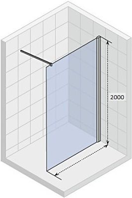 Душевая перегородка Riho Novik Z400 100x200 G003030120