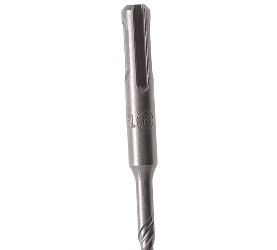 Бур по бетону, двойная спираль, Cobalt W-tip (6x160 мм; SDS PLUS) Denzel 705006