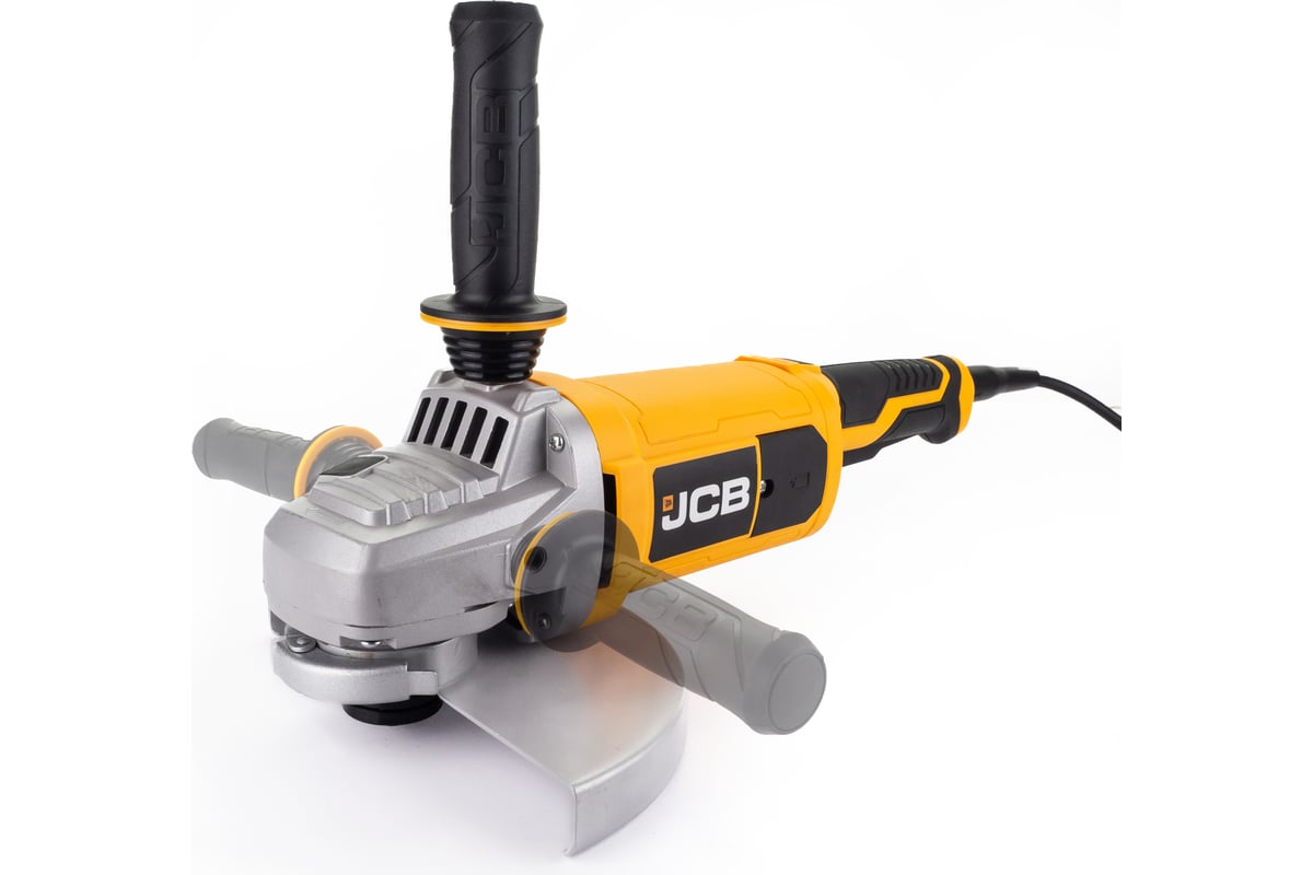 Электрические угловые шлифмашины JCB набор 2 шт -AG115-E 600 Вт, 12 000 об/мин, диаметр диска 115 мм, и AG230-E 2000 Вт, 6500 об/мин, диаметр диска 230 мм -AGTPK-E(57263) JCB-AGTPK-E(57263)