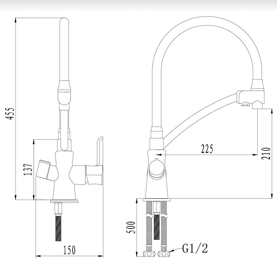 Смеситель для кухни Lemark Comfort LM3070C