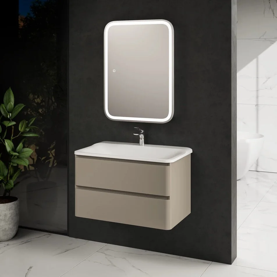 Мебель для ванной AQUAme S4 80 см бежевый