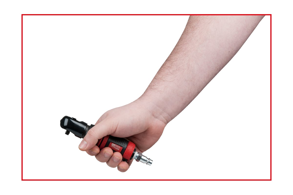 Пневматический переключающийся мини-ключ с трещоткой KS Tools SlimPOWER 1/4 515.5505