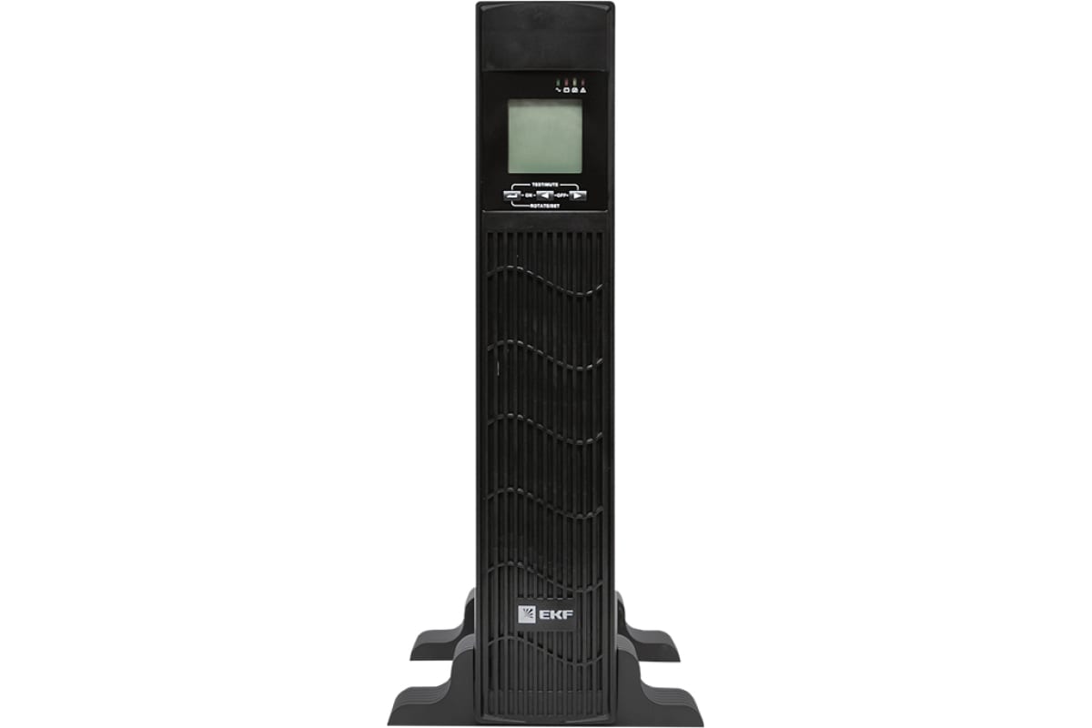 Источник бесперебойного питания EKF Линейно-интерактивный E-Power PSW 600 1000 ВА PROxima, для монтажа в стойку, c АКБ 2x12В_7 Ач PSW-610-RTB