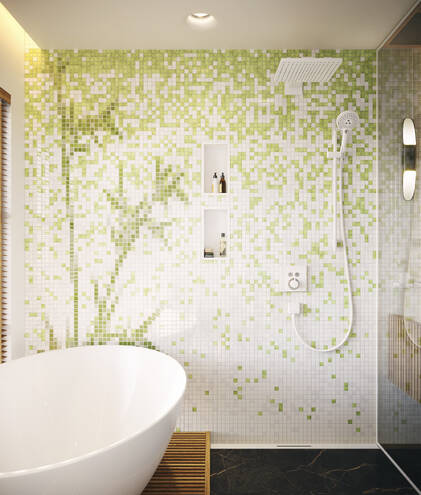 Шланговое подключение Hansgrohe Fixfit Square 26455700 матовый белый