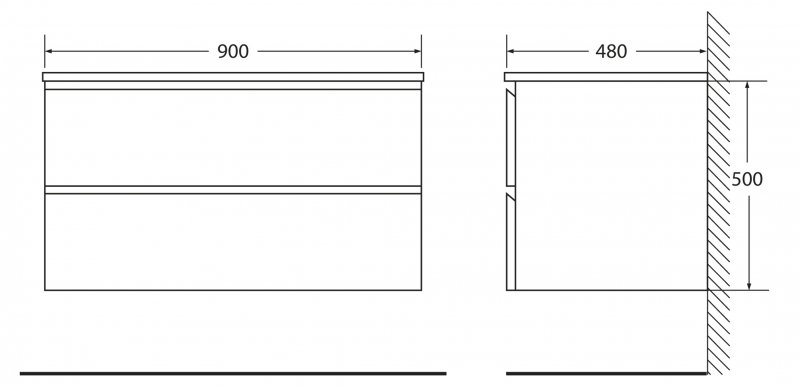 Мебель для ванной BelBagno Luce 90 см Stone