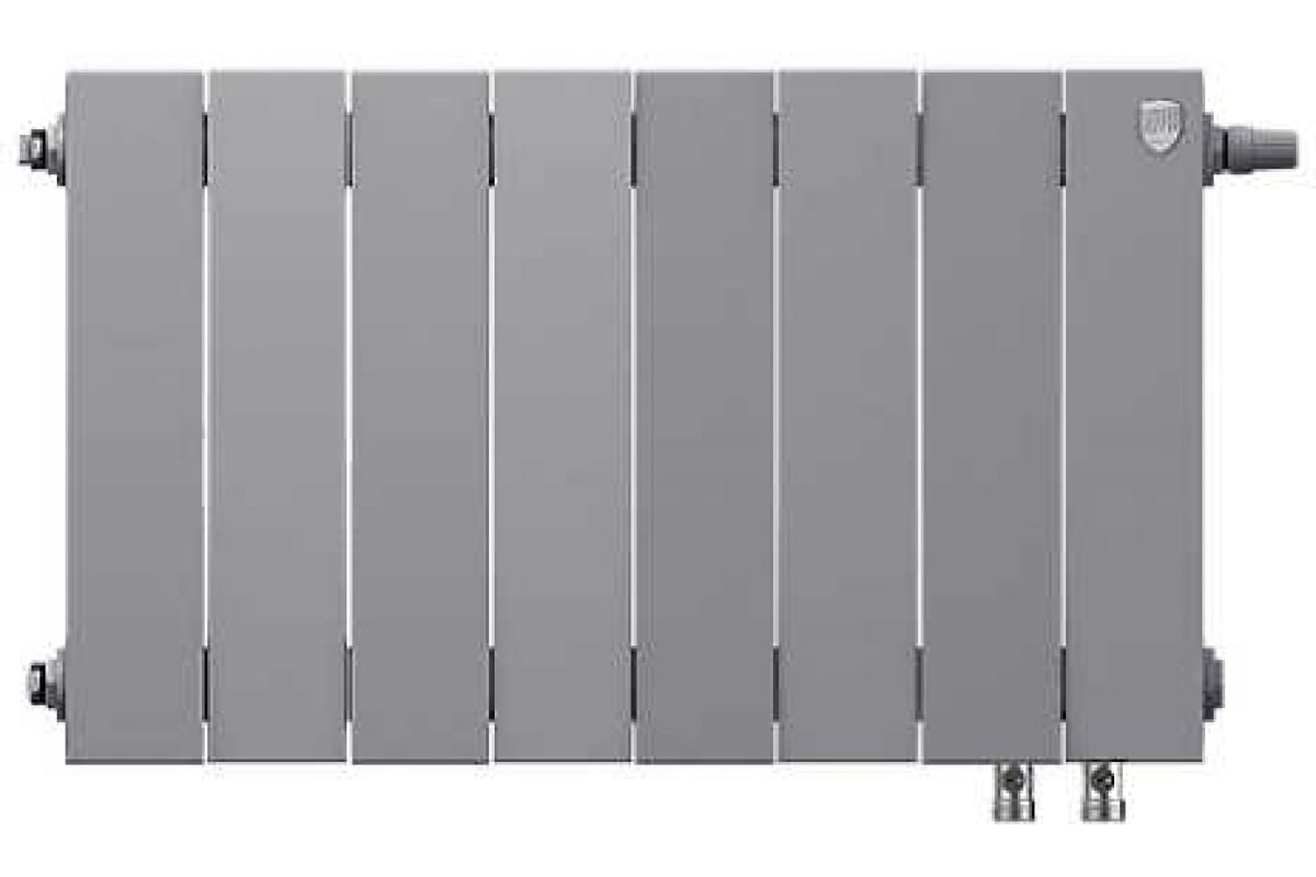 Радиатор Royal Thermo PianoForte 300 /Silver Satin - 8 секц. VDR НС-1346090