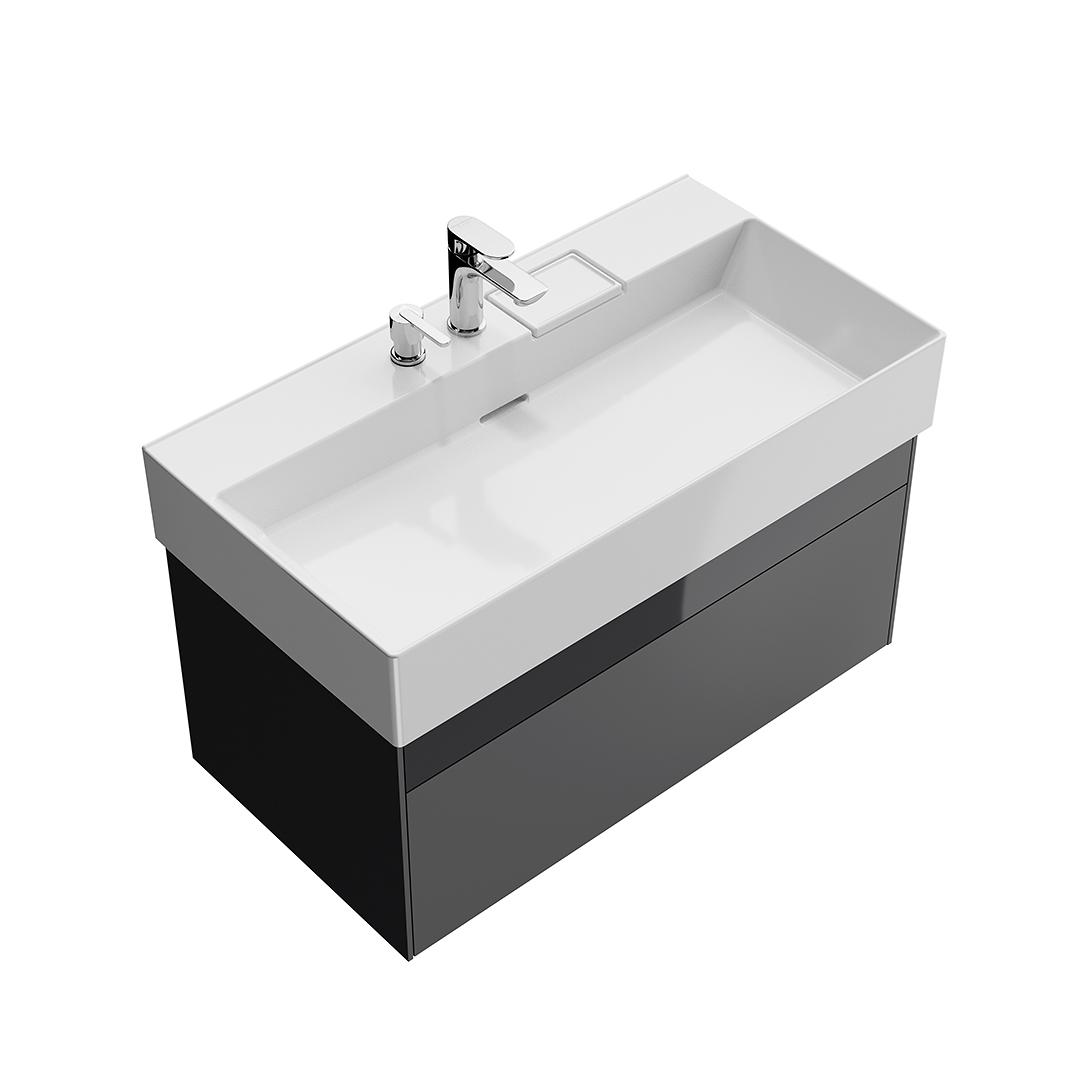 Тумба с раковиной Kerama Marazzi Logica 90 см 2 ящика