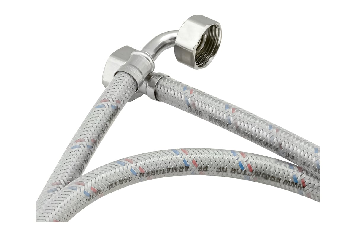 Подводка для стиральных машин угловая PROFACTOR LUXE в/в 3/4" - 200см PF WFH 591.200