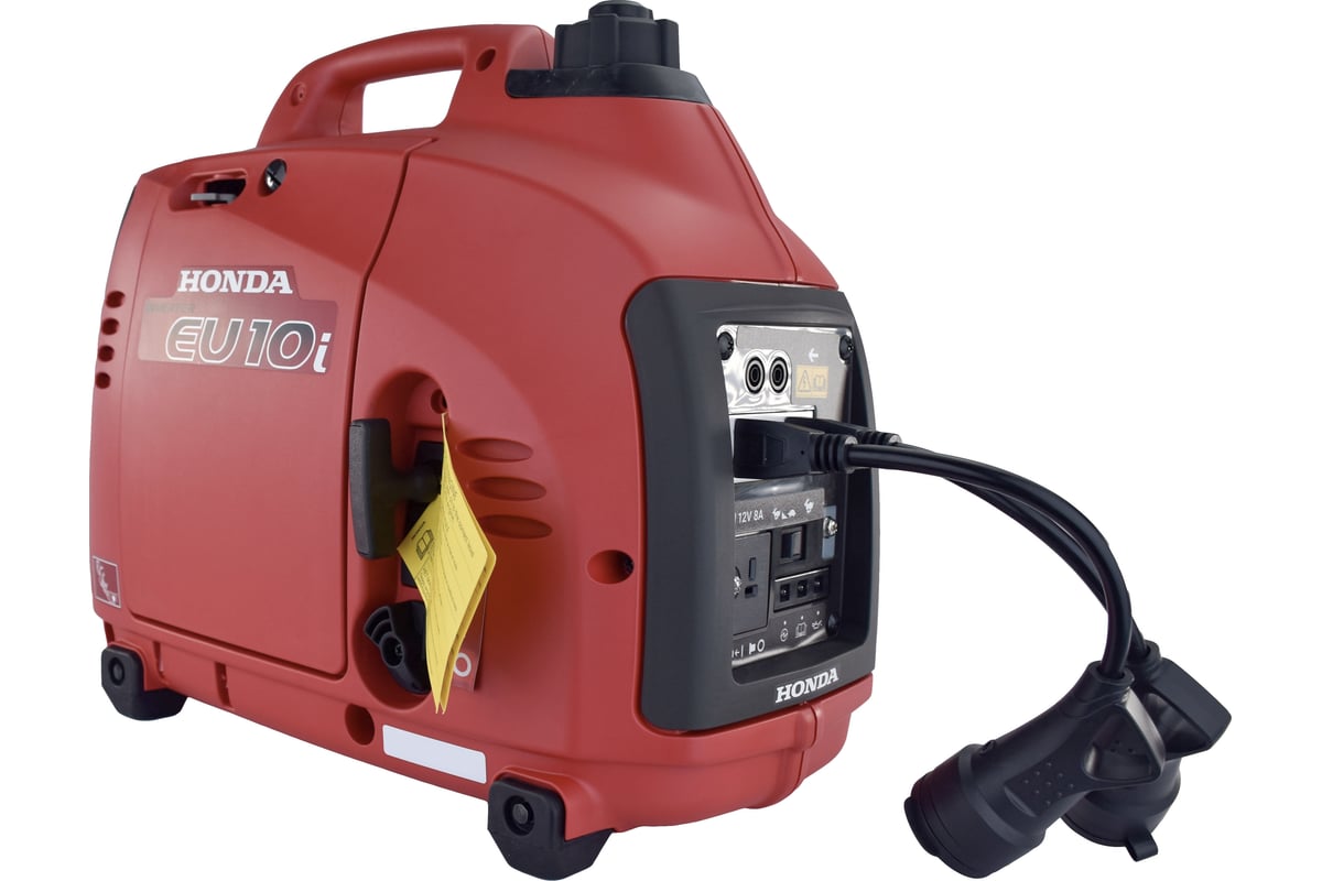Бензиновый инверторный генератор Honda EU 10 I + переходники на евро розетки EU10IT1RH