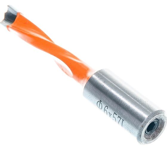 Сверло присадочное усиленное "глухое" (6x57.5 мм; S=10 мм; LH) ROTIS 412.0657L