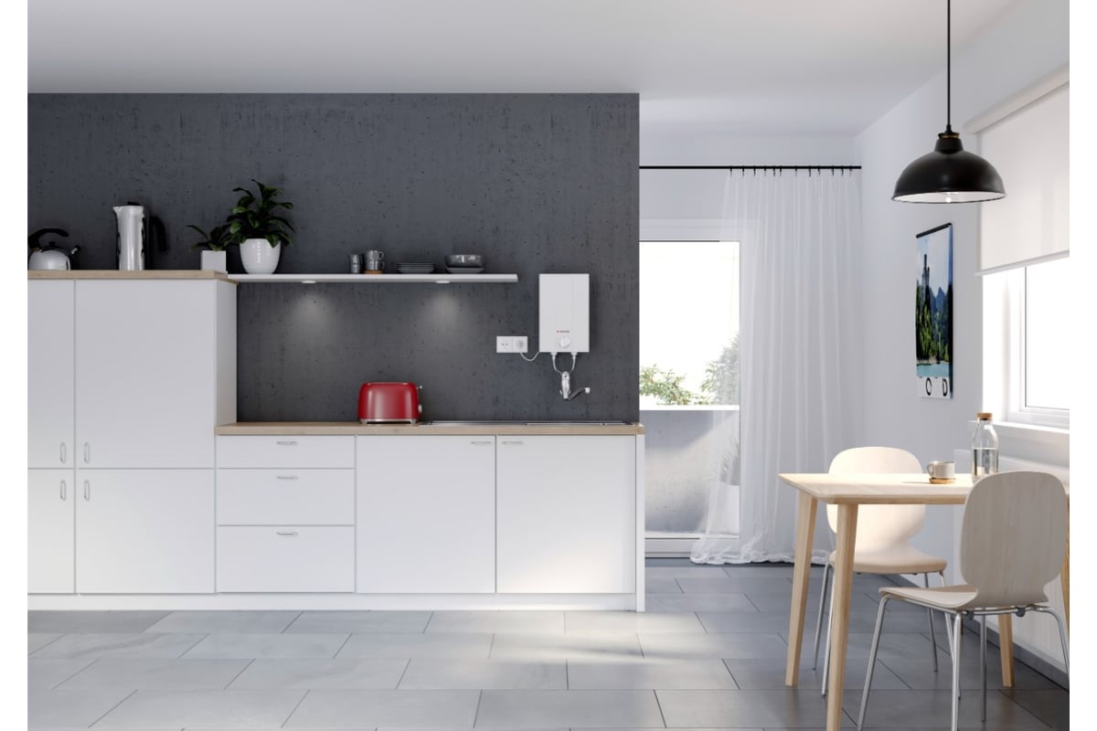 Электрический накопительный водонагреватель Stiebel Eltron ESH 10 O-N Trend А со смесителем 201395