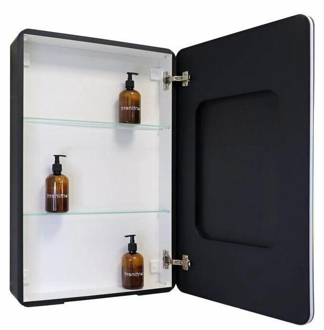 Зеркальный шкаф Континент Eltoro Black LED 56x85 с подсветкой, правый, МВК113