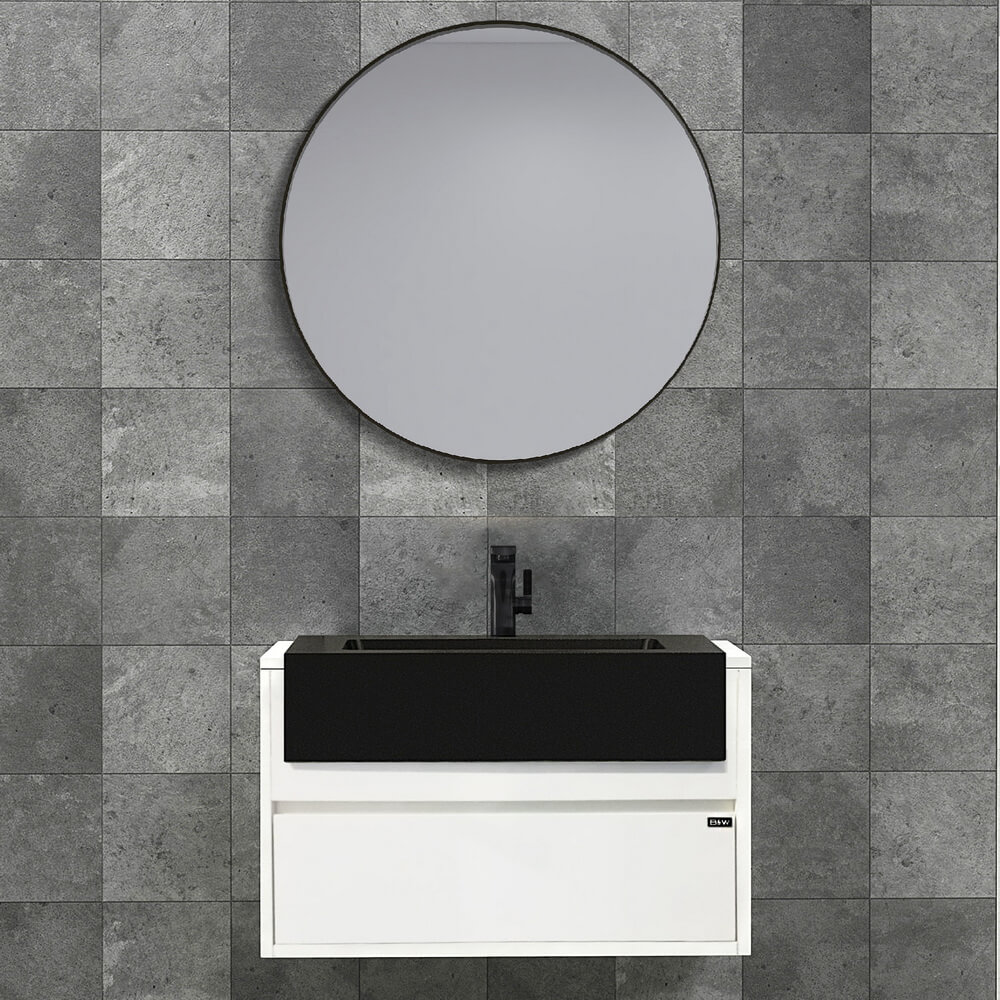 Мебель для ванной Black&White Universe U901.0800 80 см белый