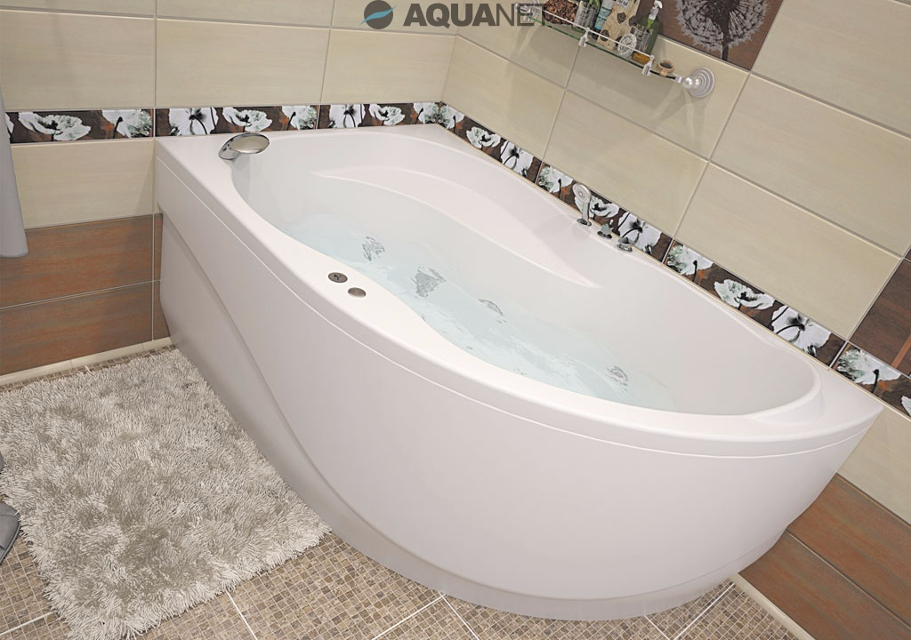 Акриловая ванна Aquanet Graciosa 150x90 L/R