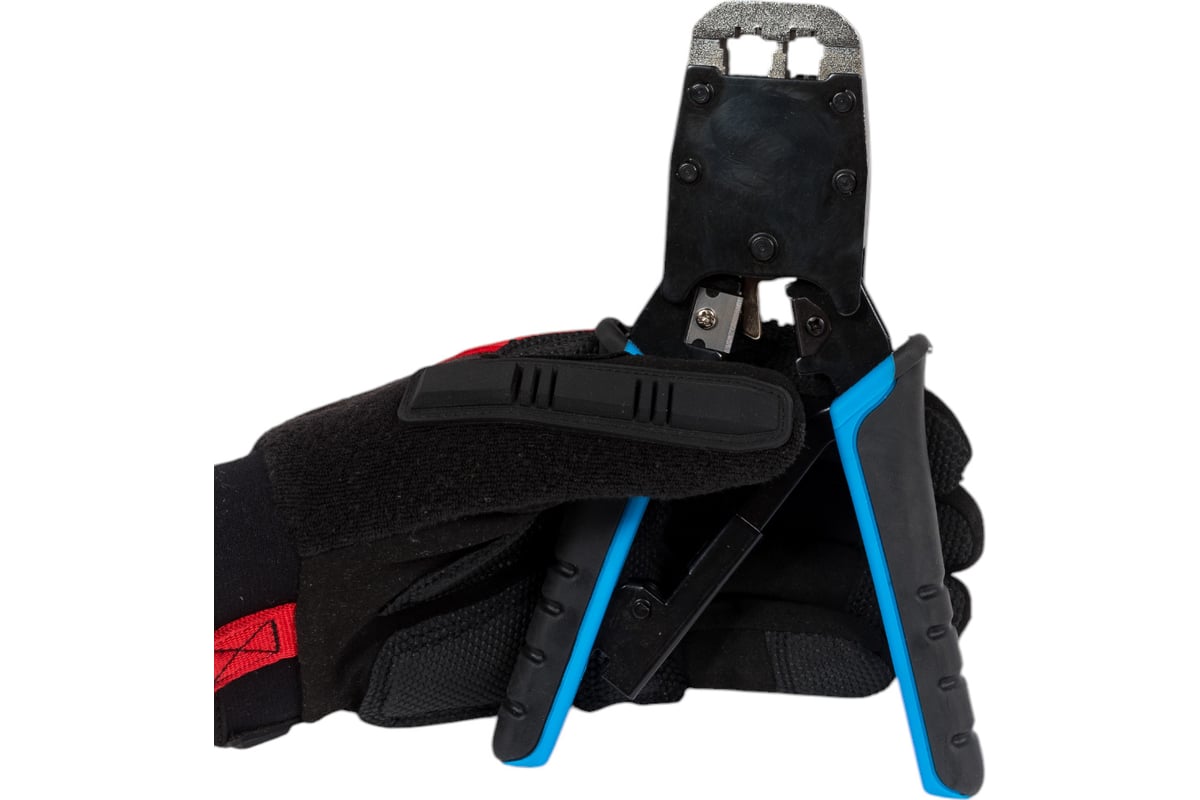 Кримпер для обжима разъемов Ripo TOS229 HT-500R профессиональный, RJ45, 8P8C, RJ12, 6P6C, RJ11, 6P4C, 4P4C и 4P2C 009-100003