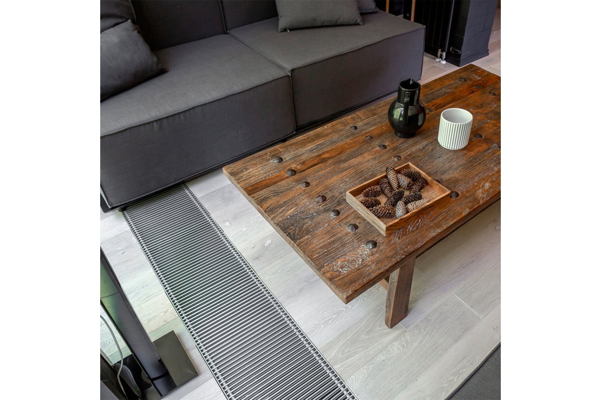 Внутрипольный конвектор КЗТО Бриз 200x80x1200 u (5ал 12) БР20080*1200UР5АЛ12