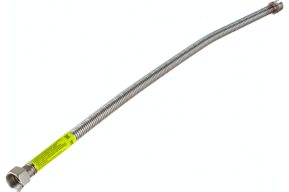 Сильфонная подводка для газа Overcon 1/2", 60 см, в/н ИС.100686 00-00000003