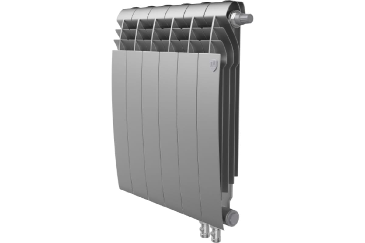 Радиатор Royal Thermo BiLiner 500 /Silver Satin VR - 6 секций НС-1196690