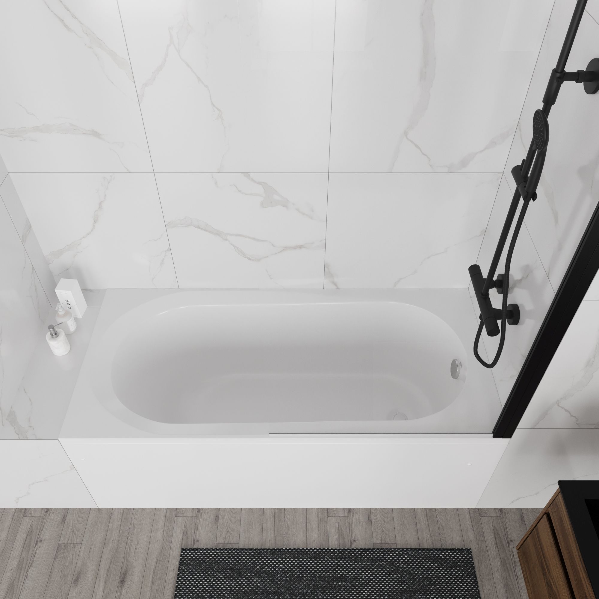 Акриловая ванна Vincea VBT-2B170 170x70 белый